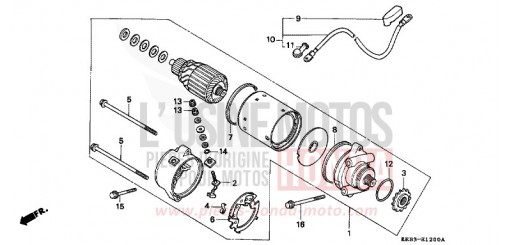 MOTEUR DE DEMARRAGE CA125T de 1996